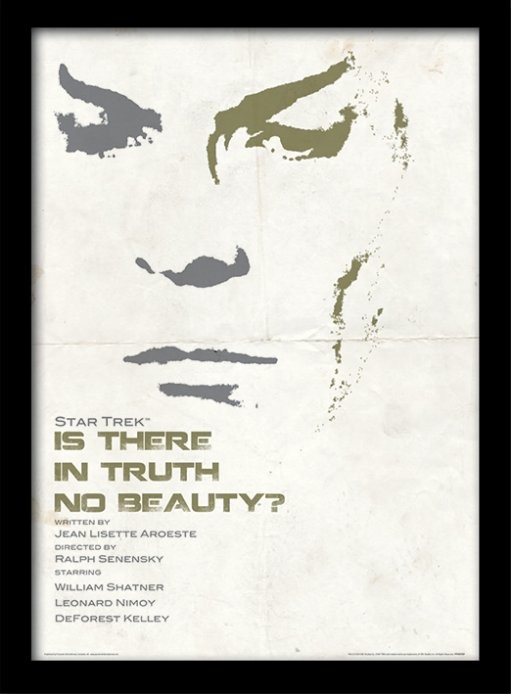 Poster incorniciato Star Trek - Is There In Truth No Beauty?