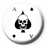 Button ACE OF SPADES