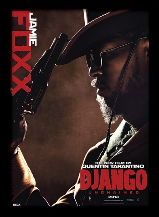 Oprawiony plakat Django - Jamie Fox