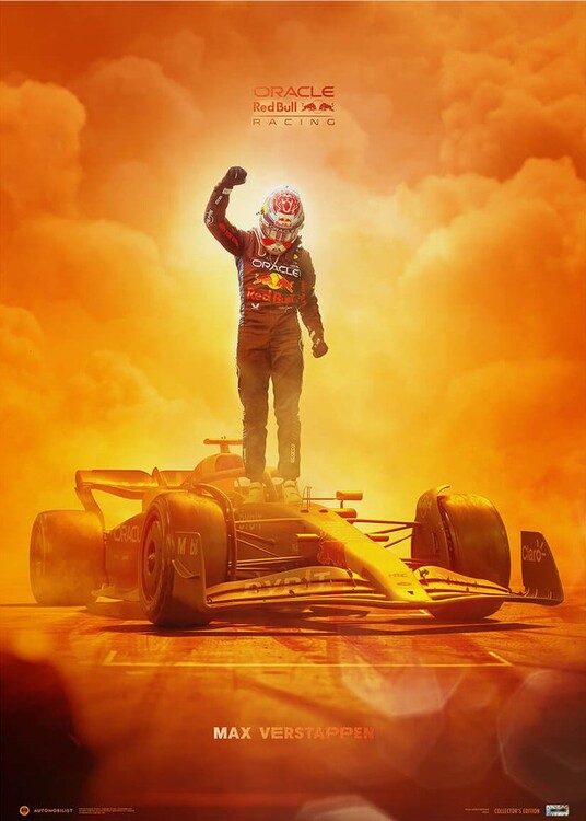 Levně Umělecký tisk Oracle Red Bull Racing - Max Verstappen - Dutch Grand Prix - 2024, Automobilist, 50 × 70 cm