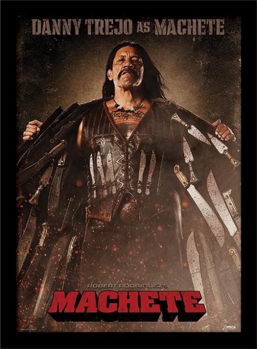 Rámovaný plakát Machete - Knives