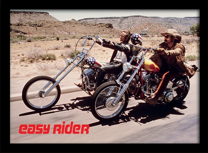 Ingelijste poster Easy Rider - Bikes