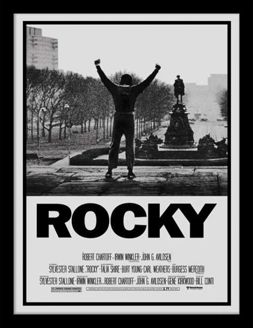 Ingelijste poster Rocky - Rocky I