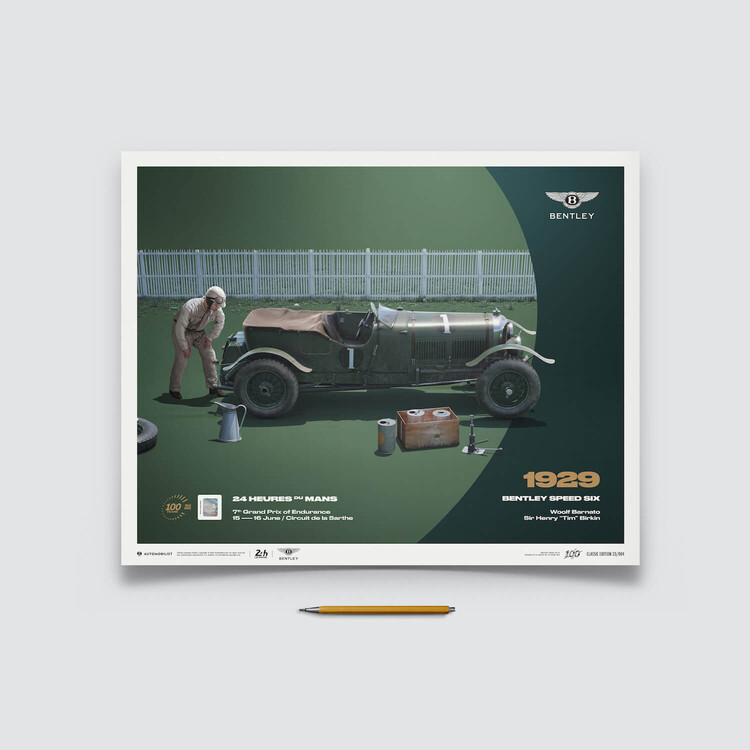 Bentley Speed Six #1 Winner 24H Le Mans 1929 W. Barnato - H. Birkin