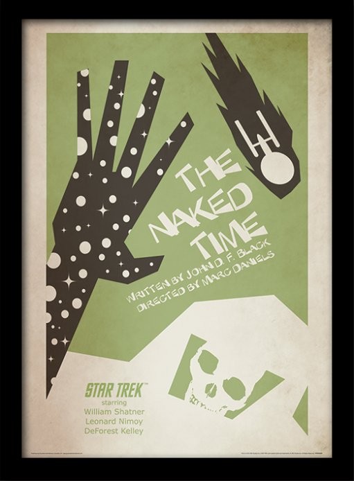Ingelijste poster Star Trek - The Naked Time