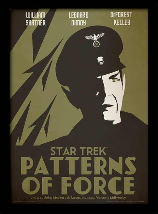 Ingelijste poster Star Trek - Patterns Of Force
