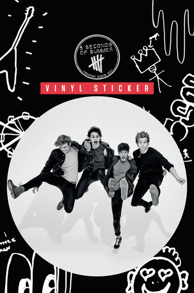 Samolepky 5 Seconds of Summer - Jump