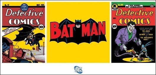 Umělecký tisk Batman - Triptych