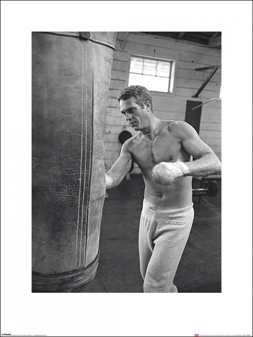 Umelecká tlač Time Life - Steve McQueen - Boxing