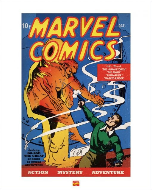 Umělecký tisk Human Torch