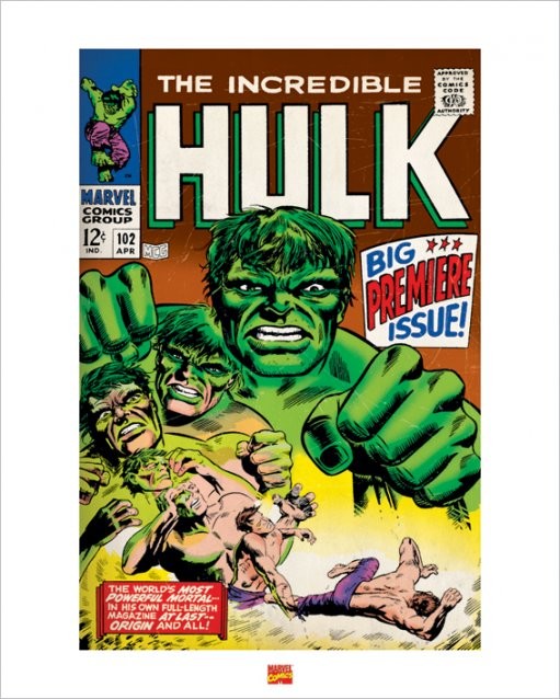 Umelecká tlač Hulk