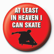Anstecker SKATEBOARDING - AT LEAST I