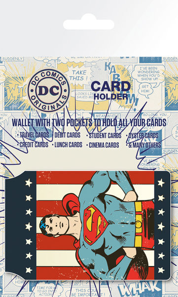 Tarjetero DC Comics - Retro Superman