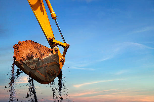 Ilustrace Backhoe, stevecoleimages, 40 × 26.7 cm