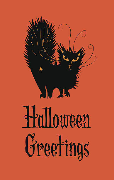 Ilustrace Halloween Greetings, mombeka, 24.6 × 40 cm