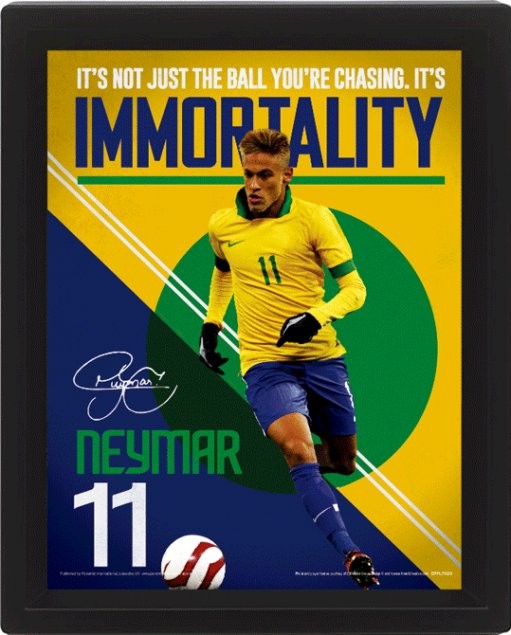 3D Poster Neymar - Immortality