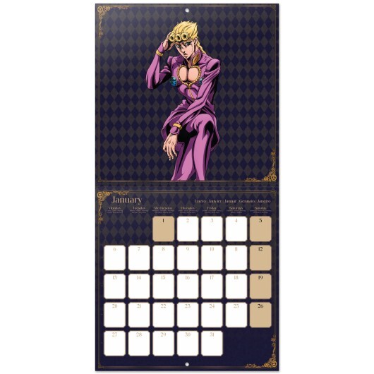 Jojo's Bizarre Adventura - Wall Calendars 2025 | Buy at