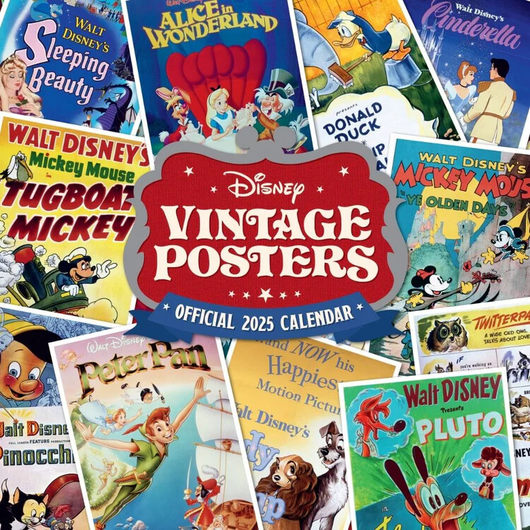 Kalender 2027 Disney Vintage Posters