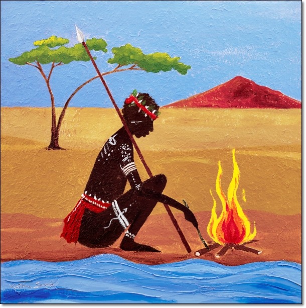 Kunstdruk The Fire