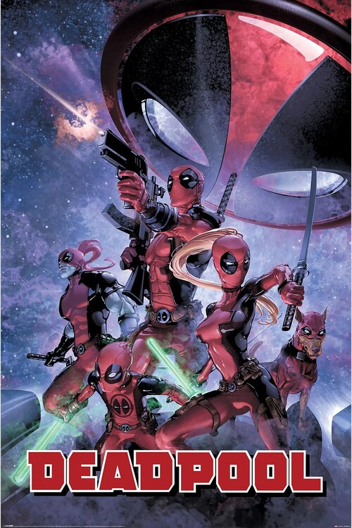 Plakát, Obraz - Deadpool - Family, 61 × 91.5 cm