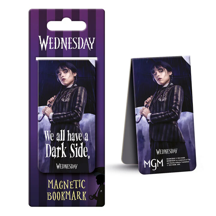 Magnetisk bogmærke Wednesday - Dark Side