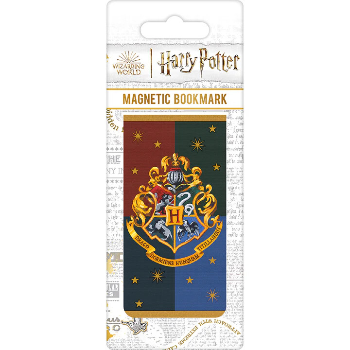 Magnetic Bookmark - Harry Potter - Colourful Crest Hogwarts