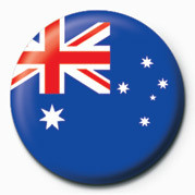 Button Flag - Australia
