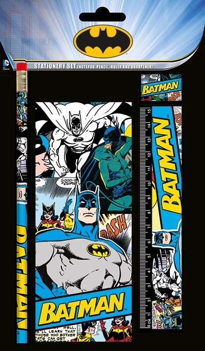 Psací potřeby DC Comics Stationery Set - Batman Retro