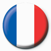 Button Flag - France