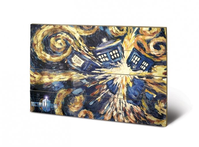 Bilde - Kunst på tre Doctor Who - Exploding Tardis