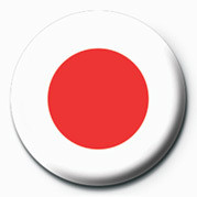 Button Flag - Japan