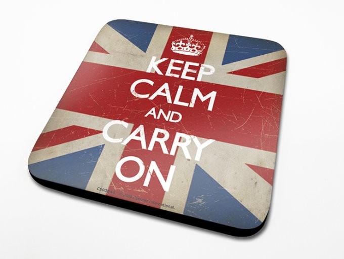 Untersetzer Keep Calm - Union Jack
