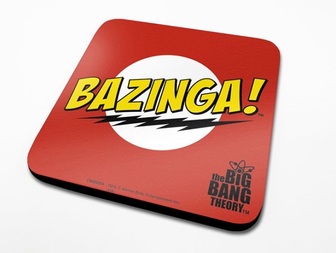 Coaster The Big Bang Theory - Bazinga Red