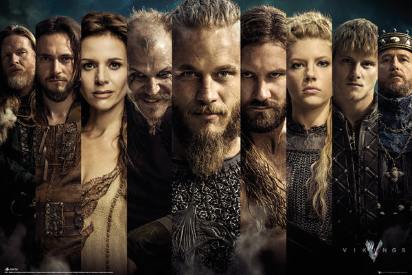 Plakát Vikings - Grid