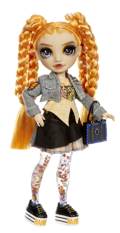 Levně Rainbow High - Sparkle & Shine Fashion Dolls - CLEMENTINE (Orange)
