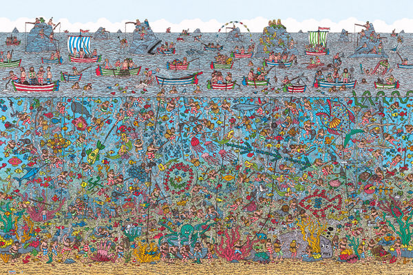 Plakát Kde je Wally? - Deep Sea Divers
