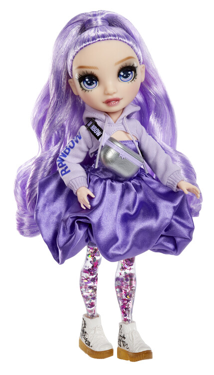 Levně Rainbow High - Sparkle & Shine Fashion Dolls - VIOLA (Purple)
