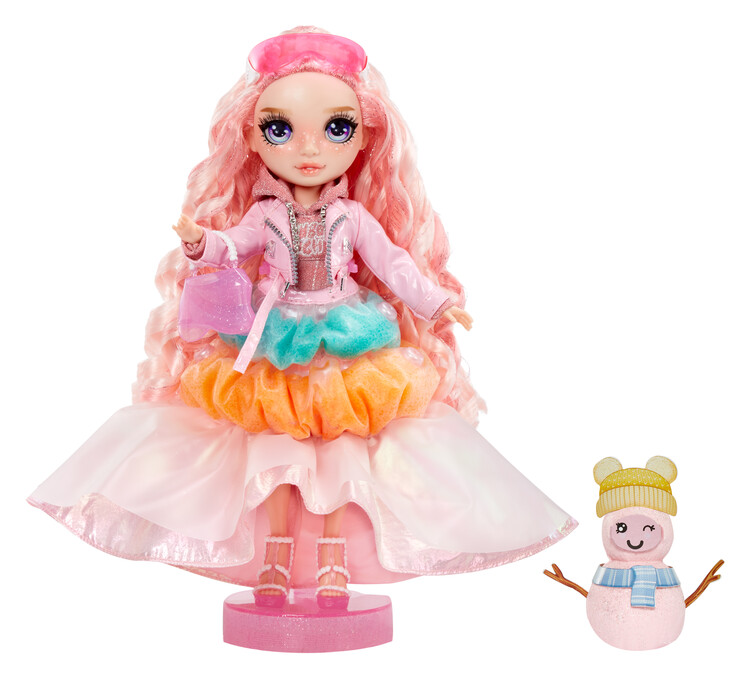 Levně Rainbow High - Winter Wonderland Doll - Bella (Pink)