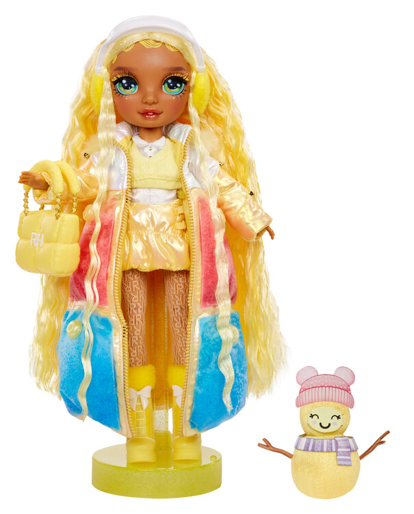 Levně Rainbow High - Winter Wonderland Doll - Sunny (Yellow)
