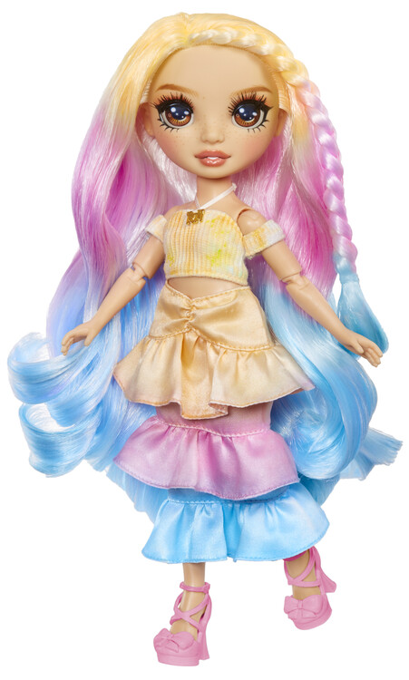 Levně Rainbow High - WaterColor & Create Dolls - Brown Eyes
