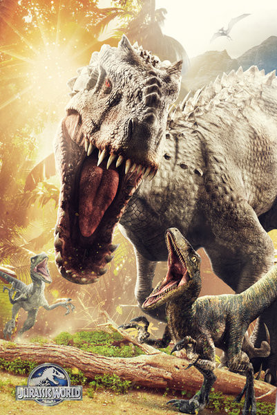 Poster Jurassic World - Attack