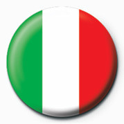 Button Flag - Italy