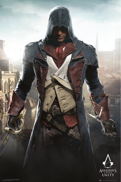 Gerahmte Poster Assassin's Creed Unity - Cityscape