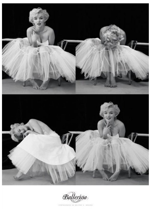 Gerahmte Poster Marilyn Monroe - ballerina