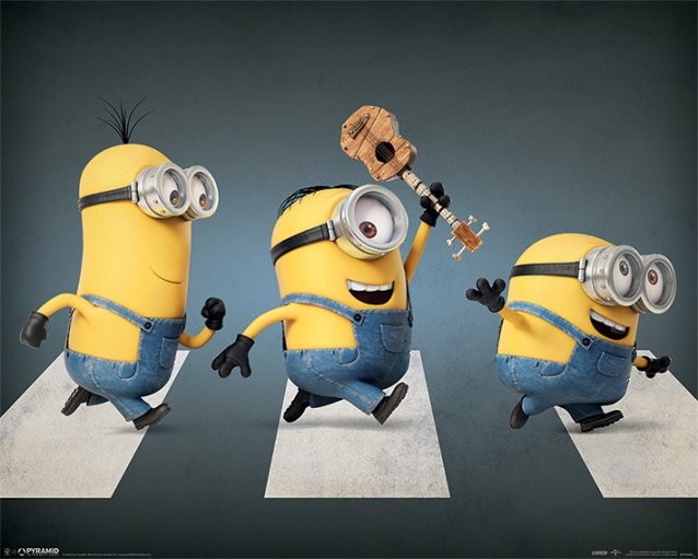 Poster Minions - Abbey Road