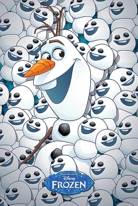 Plakát Ledové království - Olaf