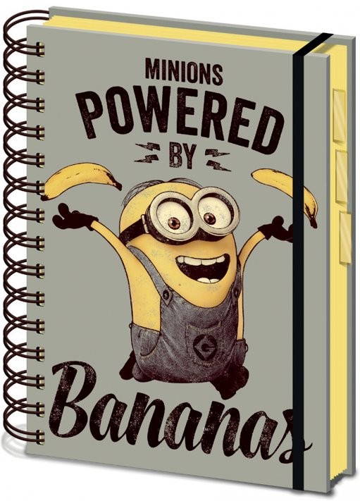 Zápisník Mimoni (Já, padouch) - Powered by Bananas A5