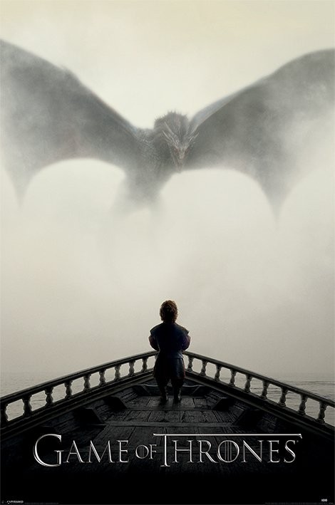 Poster Il Trono di Spade - Lion and Dragon