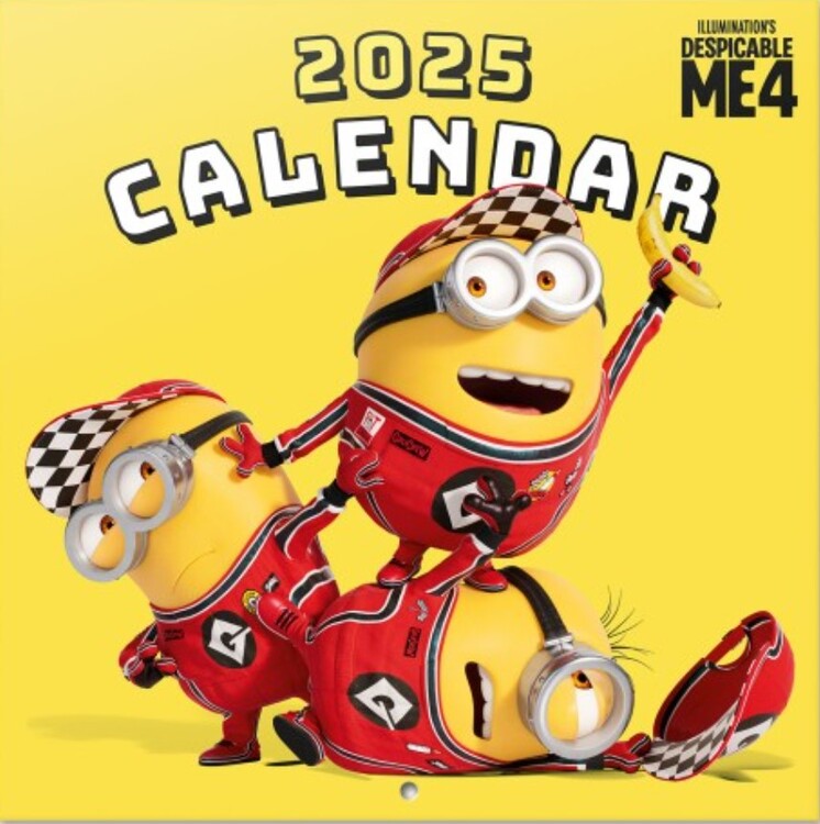 Kalender 2027 Despicable Me 4 - GRU - Square