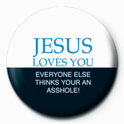 Anstecker Jesus Loves You
